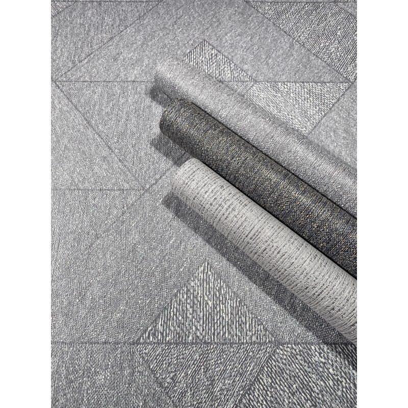 Vliestapete Uni, Textil Uni Klassisch in Schwarz Novamur (82538)