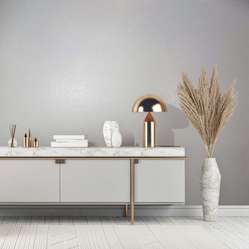 Vliestapete Uni, Textil Uni Modern in Weiß Novamur (82540)