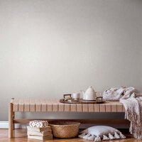 Vliestapete Uni, Textil Uni Modern in Beige Novamur (82541)