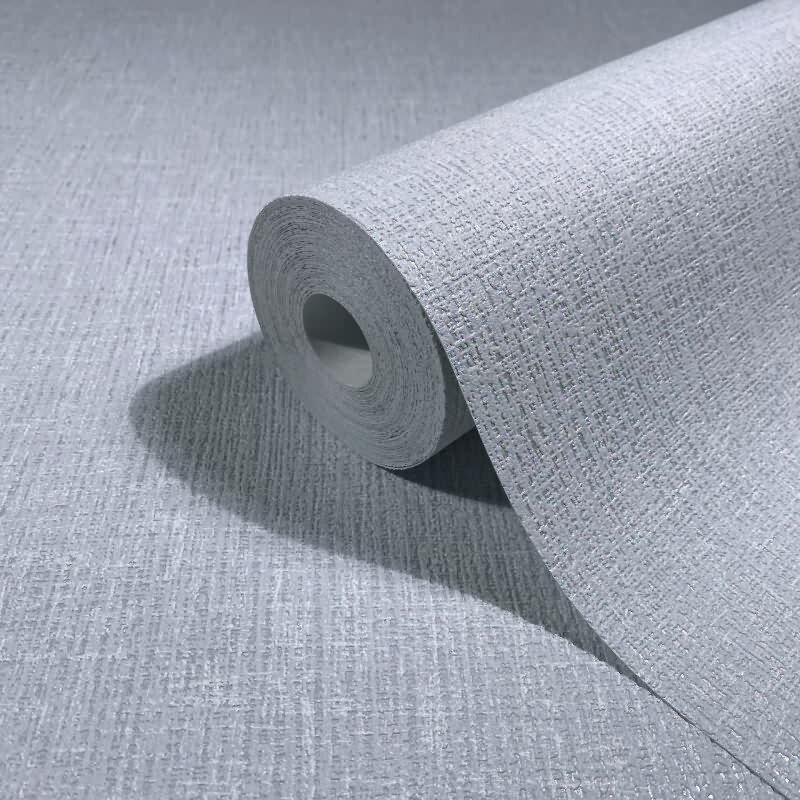 Vliestapete Uni, Textil Uni Modern in Blau Novamur (82542)