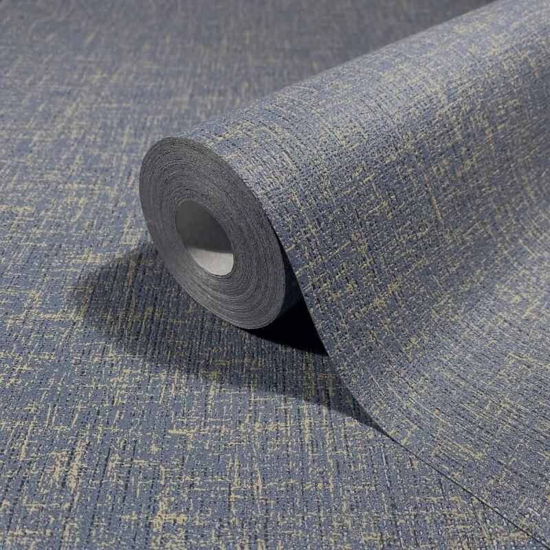 Vliestapete Uni, Textil Uni Modern in Schwarz Novamur (82544)