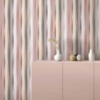 Vliestapete Streifen Streifen Modern, Kids matt Novamur...