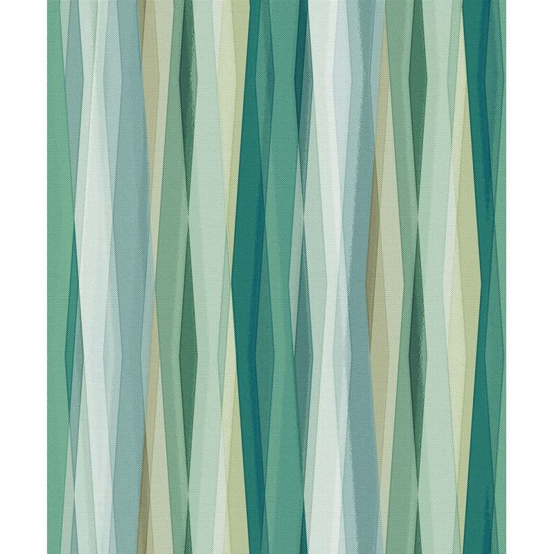 Vliestapete Streifen Streifen Modern, Kids matt in Grün Novamur (89008)