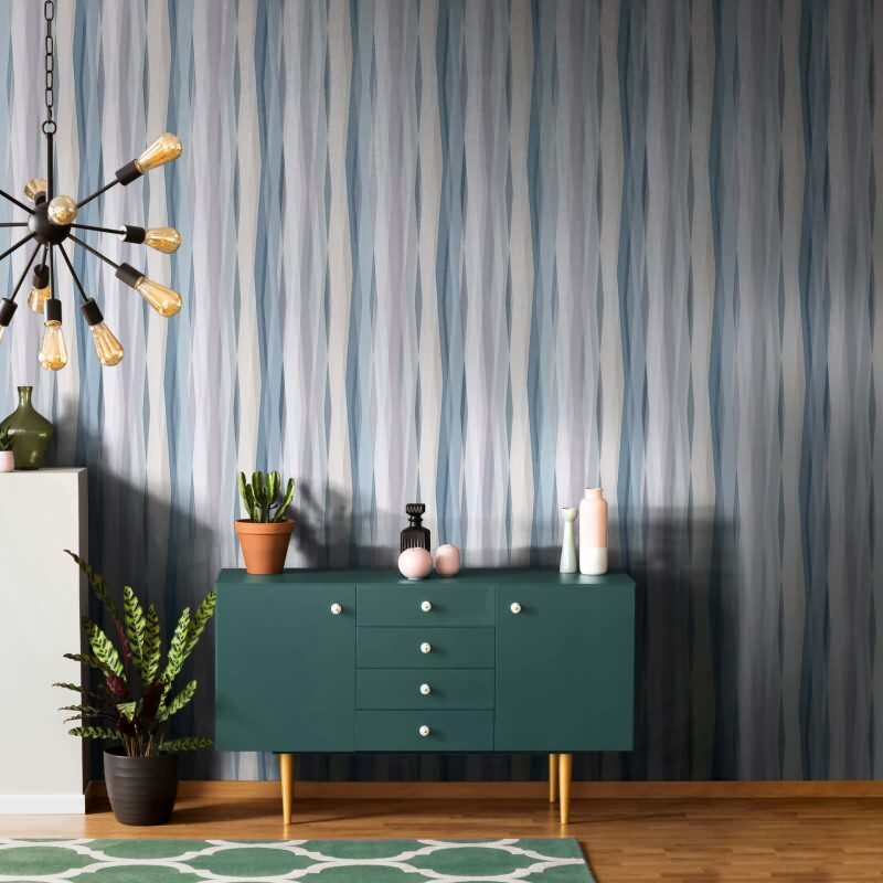 Vliestapete Streifen Streifen Modern, Kids matt Novamur (89009)