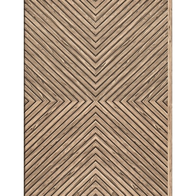 Vliestapete Holz, Geometrisch Holzoptik Geometrisch, matt in Beige Novamur (89019)