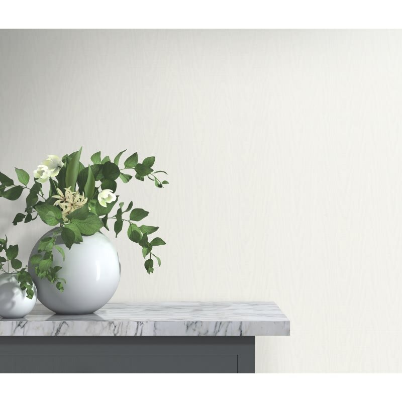 1029101 Tapete Weiß Vintage Vinyltapete Vlies Erismann