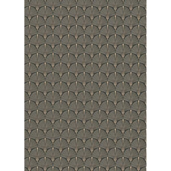 Tapete Schwarz, Anthrazit Erismann Vinyltapete (1034615)