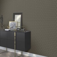 Tapete Schwarz, Anthrazit Erismann Vinyltapete (1034615)