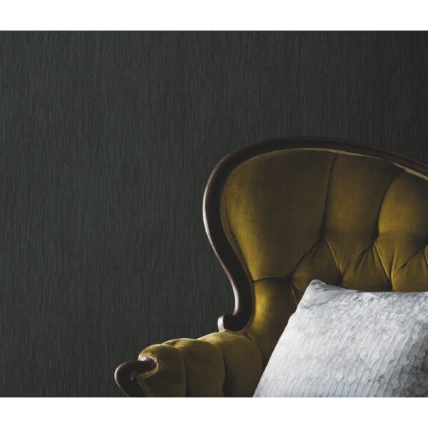 Tapete Schwarz, Anthrazit Erismann Vinyltapete (1035115)