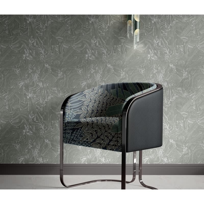 Tapete Grau, Silber Erismann Vinyltapete (1035815)