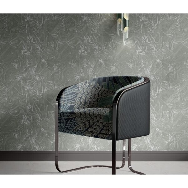 Tapete Grau, Silber Erismann Vinyltapete (1035815)