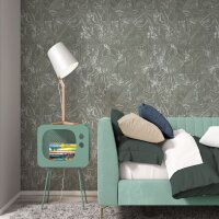 Tapete Grau, Silber Erismann Vinyltapete (1035815)