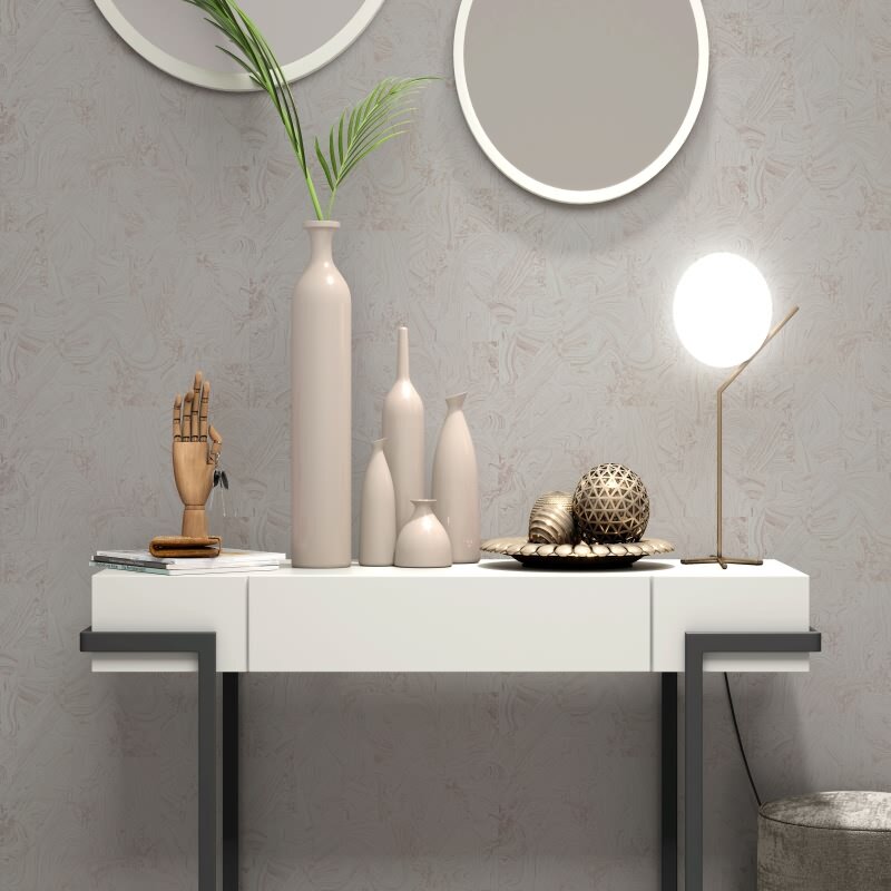 Tapete Grau, Silber Erismann Vinyltapete (1035848)