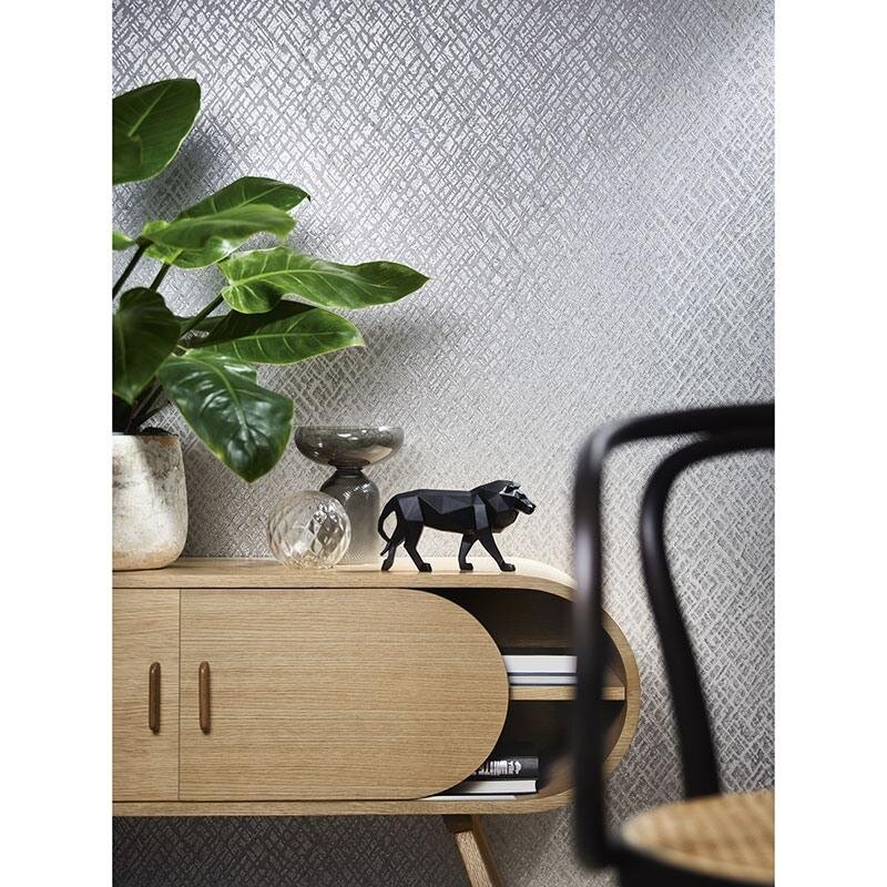 Tapete Grau, Silber Papis Loveday Vliestapete (86731)