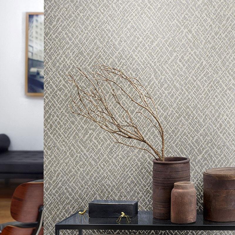 Tapete Grau, Silber, Greige Papis Loveday Vliestapete (86730)