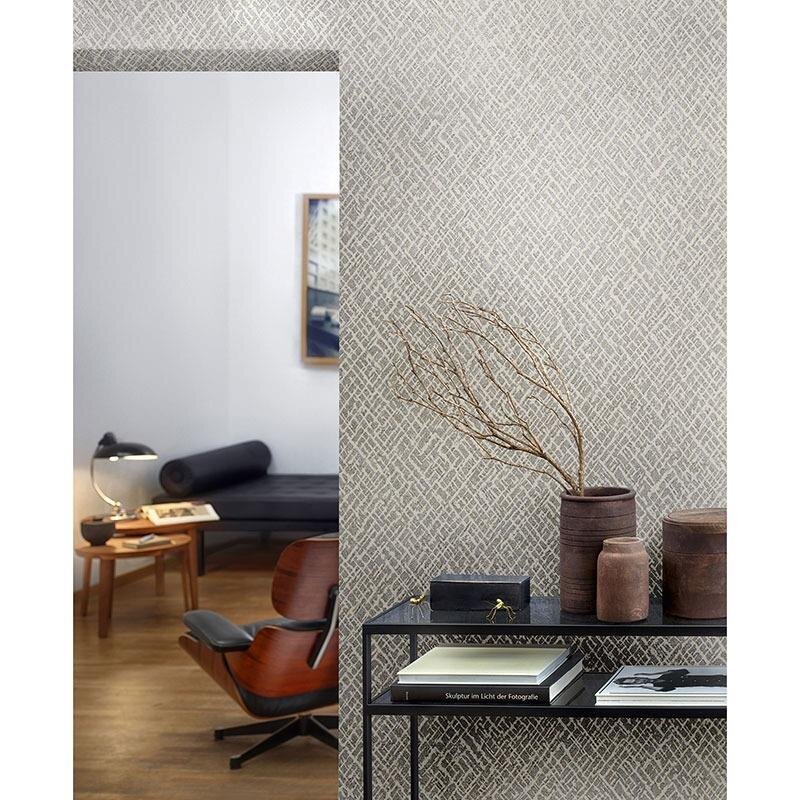 Tapete Grau, Silber, Greige Papis Loveday Vliestapete (86730)