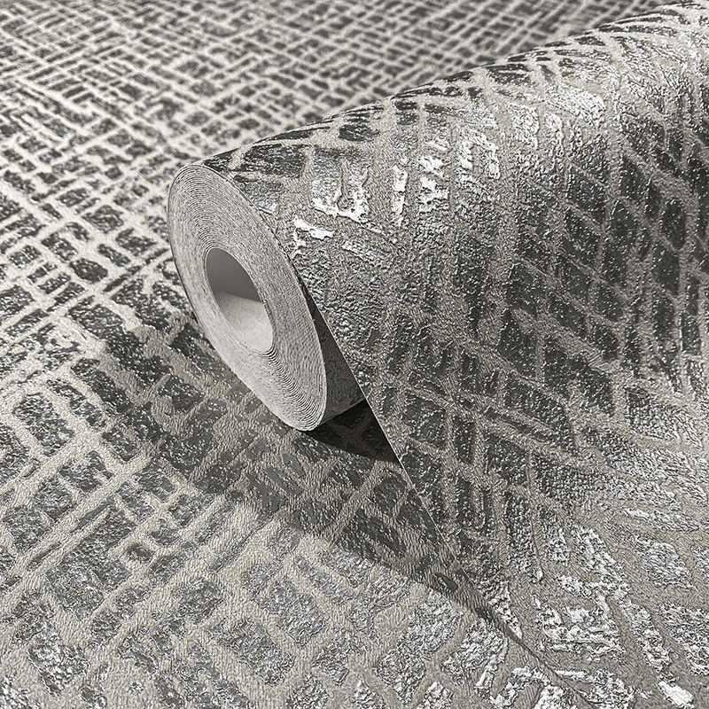 Tapete Grau, Silber, Greige Papis Loveday Vliestapete (86730)