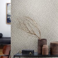 Tapete Grau, Silber, Greige Papis Loveday Vliestapete...