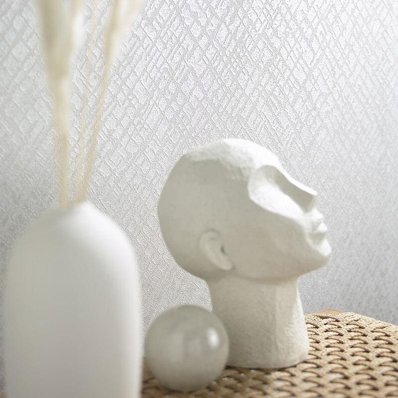 Tapete Grau, Silber, Weiß Papis Loveday Vliestapete (86728)