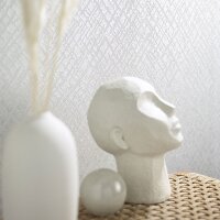 Tapete Grau, Silber, Wei&szlig; Papis Loveday Vliestapete...