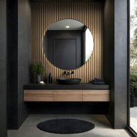 Selbstklebende Tapete Braun Holzoptik Skandi Holzpaneele...