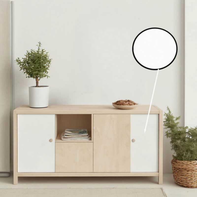 Selbstklebende Tapete Weiß Strukturoptik Klebefolie für Wand und Möbel (3106)