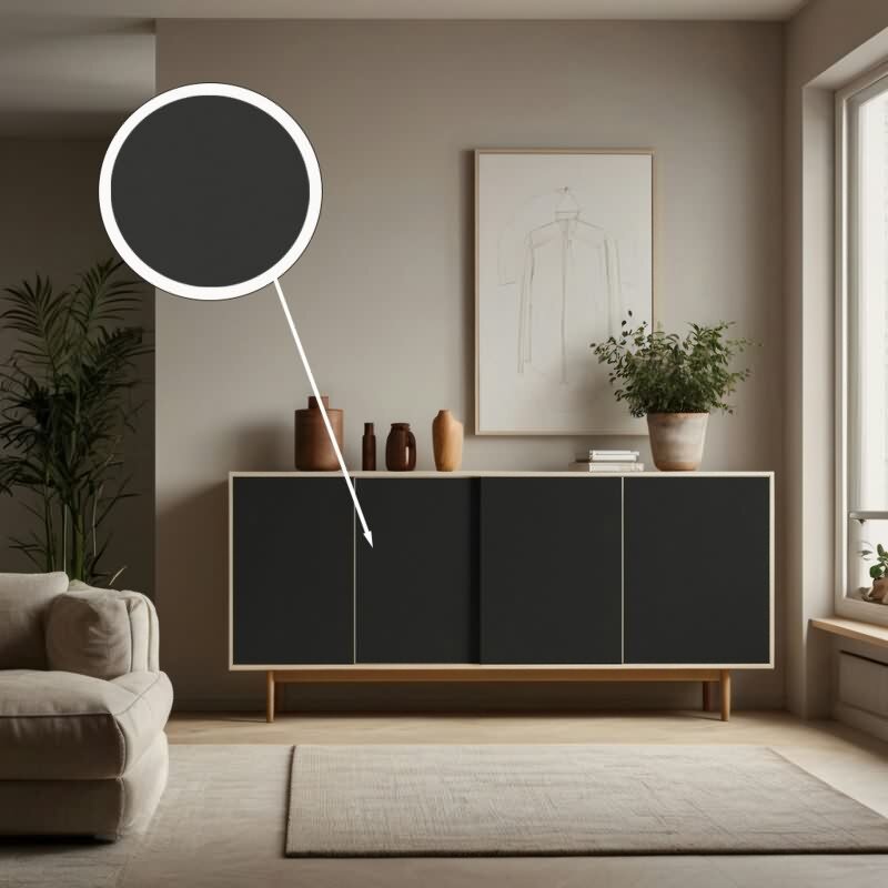 Selbstklebende Tapete Schwarz Struktur Klebefolie Möbelfolie modern für Wand und Möbel (3107)