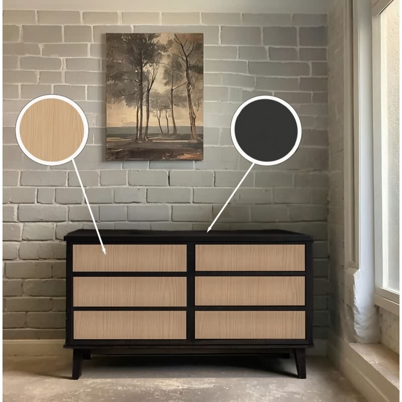 Selbstklebende Tapete Schwarz Struktur Klebefolie Möbelfolie modern für Wand und Möbel (3107)