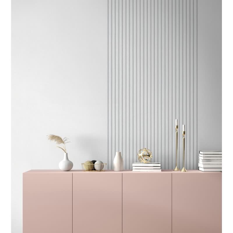 Selbstklebende Tapete Weiß Holzoptik Skandi Holzpaneele Klebefolie für Wand und Möbel (3108)