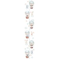 Selbstklebende Tapete Kindermotiv Maßband...