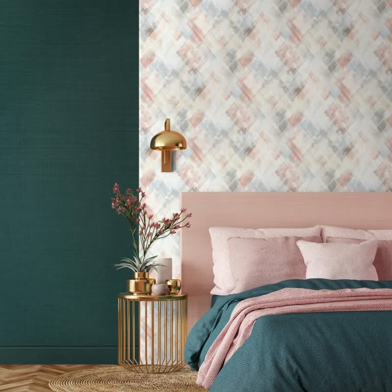 Vliestapete Streifen Grafisch Geometrisch matt in Blau für Wohnzimmer, Schlafzimmer, Büro (88906)