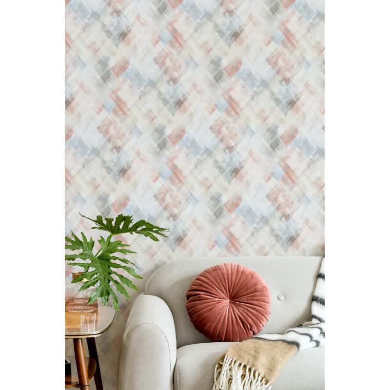 Vliestapete Streifen Grafisch Geometrisch matt in Blau für Wohnzimmer, Schlafzimmer, Büro (88906)