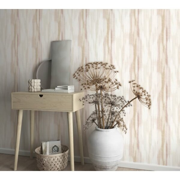 Vliestapete Streifen Streifen Modern matt in Weiß für Wohnzimmer, Schlafzimmer, Büro (88919)