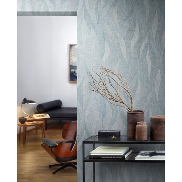 Tapete Blau, Grau, Silber Papis Loveday Vliestapete (86721)