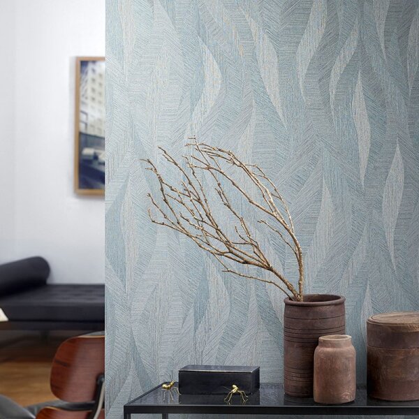 Tapete Blau, Grau, Silber Papis Loveday Vliestapete (86721)