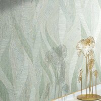 Tapete Blau, Gr&uuml;n Papis Loveday Vliestapete (86720)