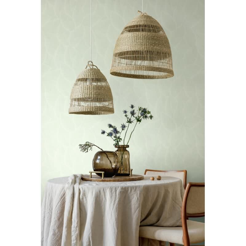 Vliestapete Blätter Floral Natur matt in Grün für Wohnzimmer, Schlafzimmer, Küche, Büro (88976)