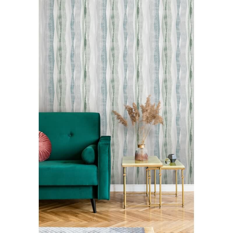 Vliestapete Streifen Grafisch Modern matt in Grau für Wohnzimmer, Schlafzimmer, Büro (88985)