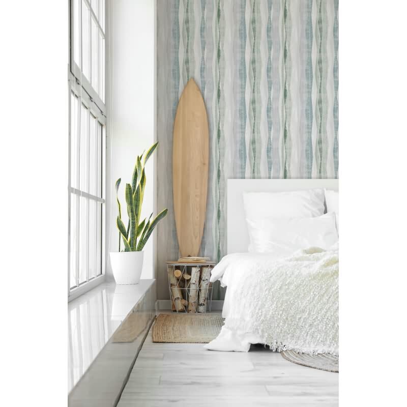 Vliestapete Streifen Grafisch Modern matt in Grau für Wohnzimmer, Schlafzimmer, Büro (88985)