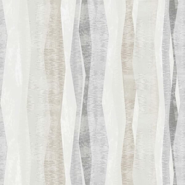 Vliestapete Streifen Grafisch Modern matt in Grau für Wohnzimmer, Schlafzimmer, Büro (88986)