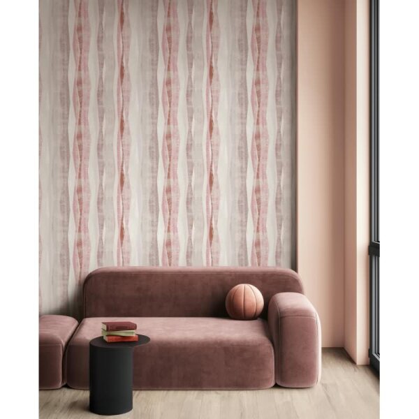 Vliestapete Streifen Grafisch Modern matt in Rot für Wohnzimmer, Schlafzimmer, Büro (88987)