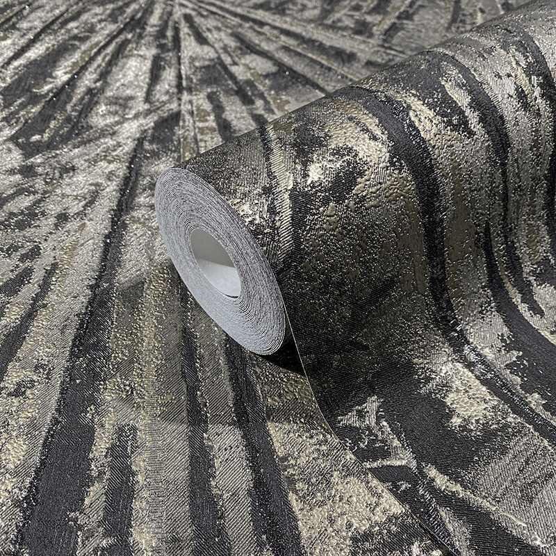 Tapete Gold, Kupfer, Schwarz, Anthrazit Papis Loveday Vliestapete (86716)