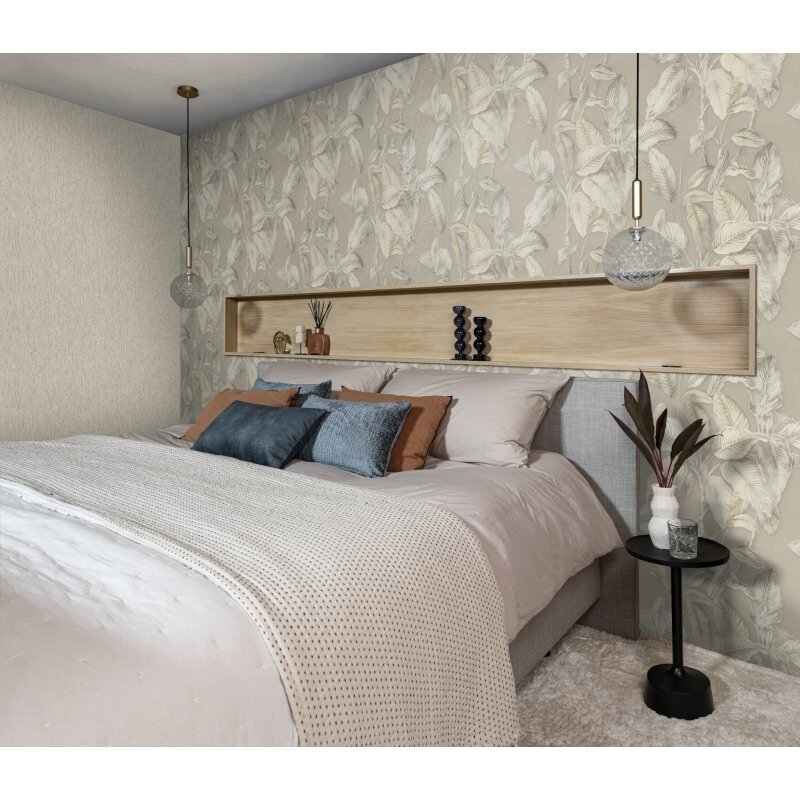 Tapete Greige Rasch Vinyltapete (571035)