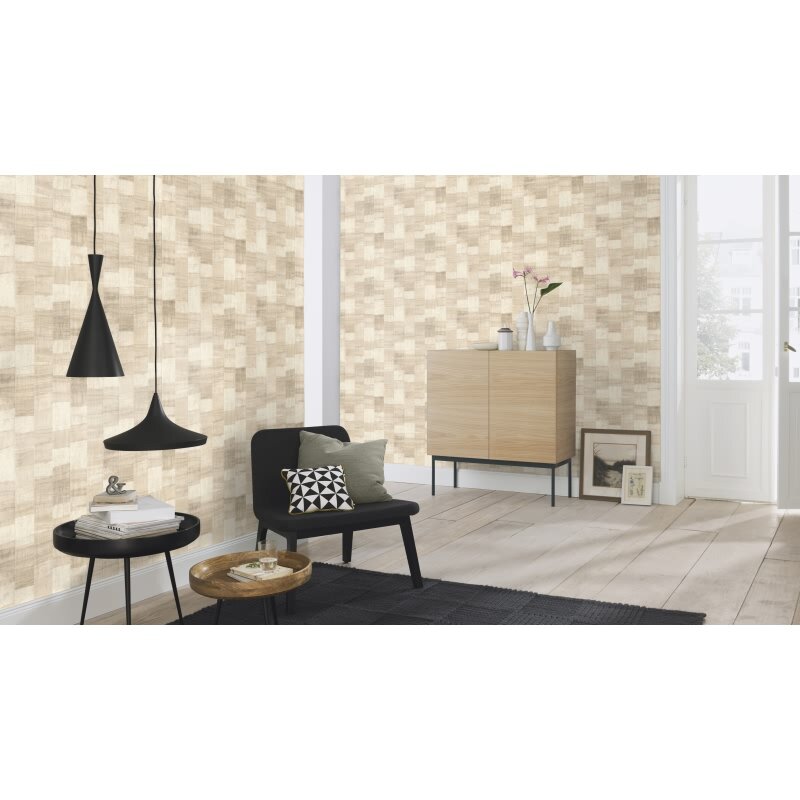 Tapete Beige, Creme Rasch Vinyltapete (570953)