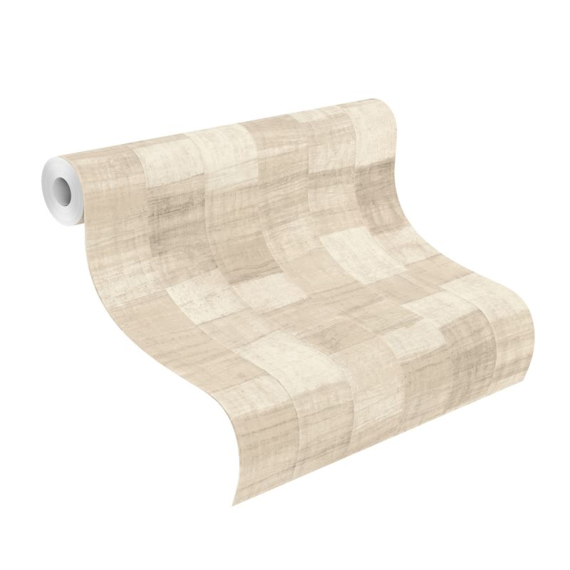 Tapete Beige, Creme Rasch Vinyltapete (570953)