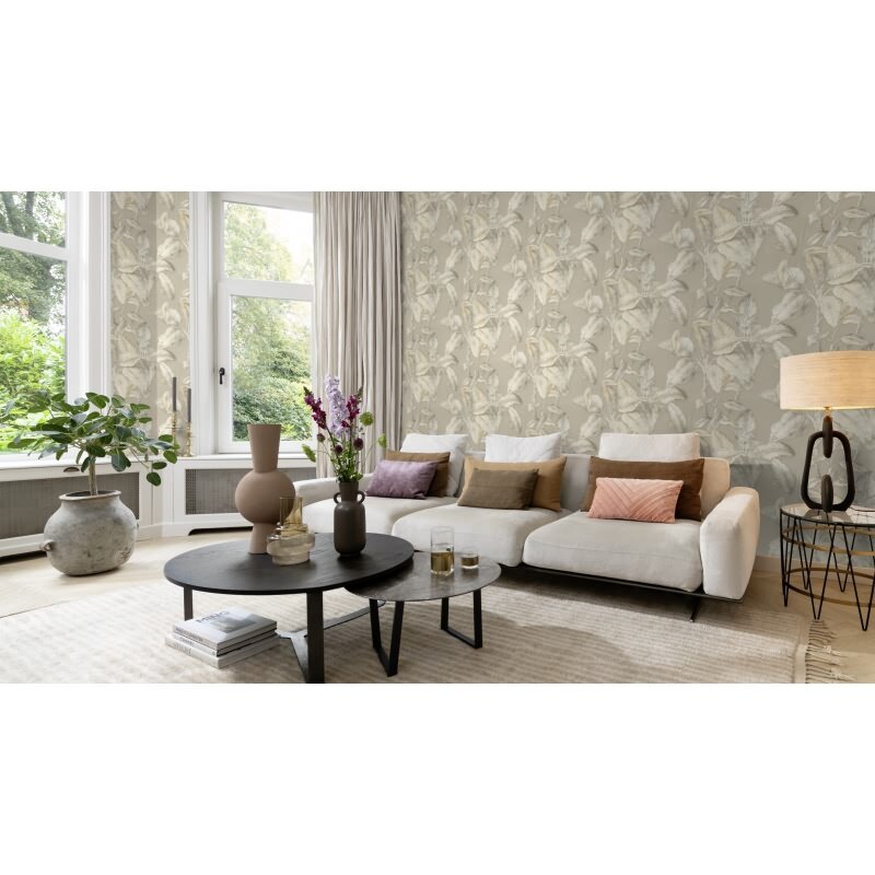 Tapete Beige, Creme Rasch Vinyltapete (571455)