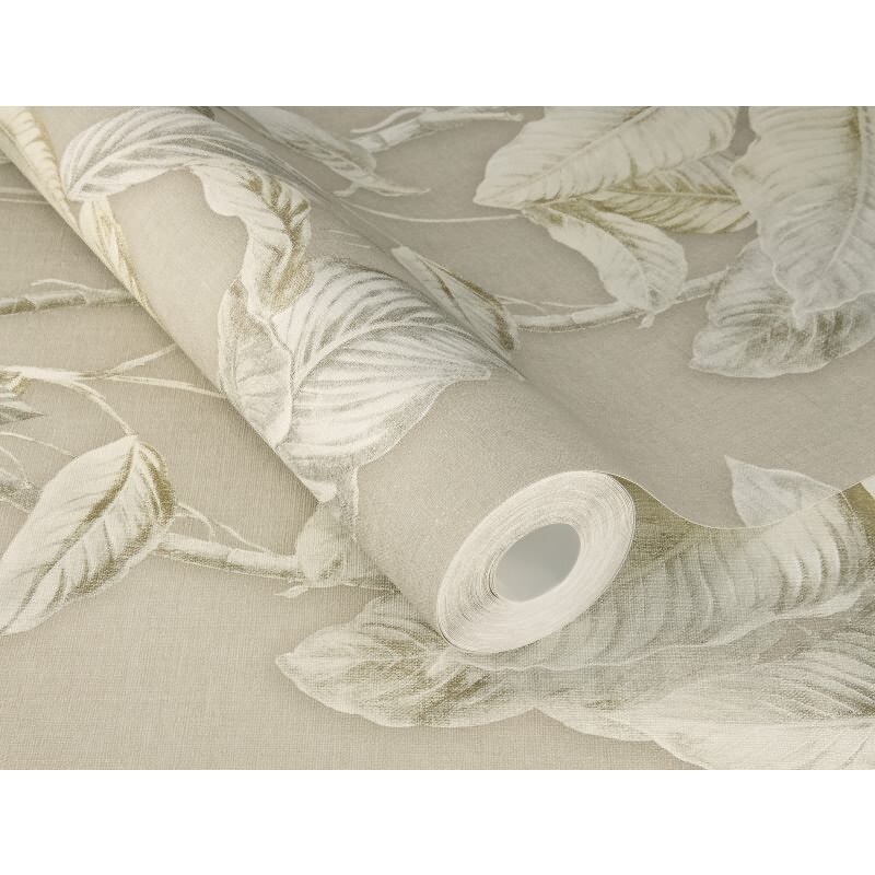 Tapete Beige, Creme Rasch Vinyltapete (571455)