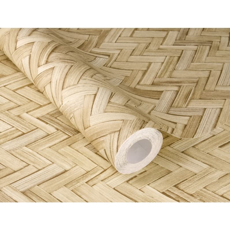 Tapete Beige, Creme Rasch Vinyltapete (410334)