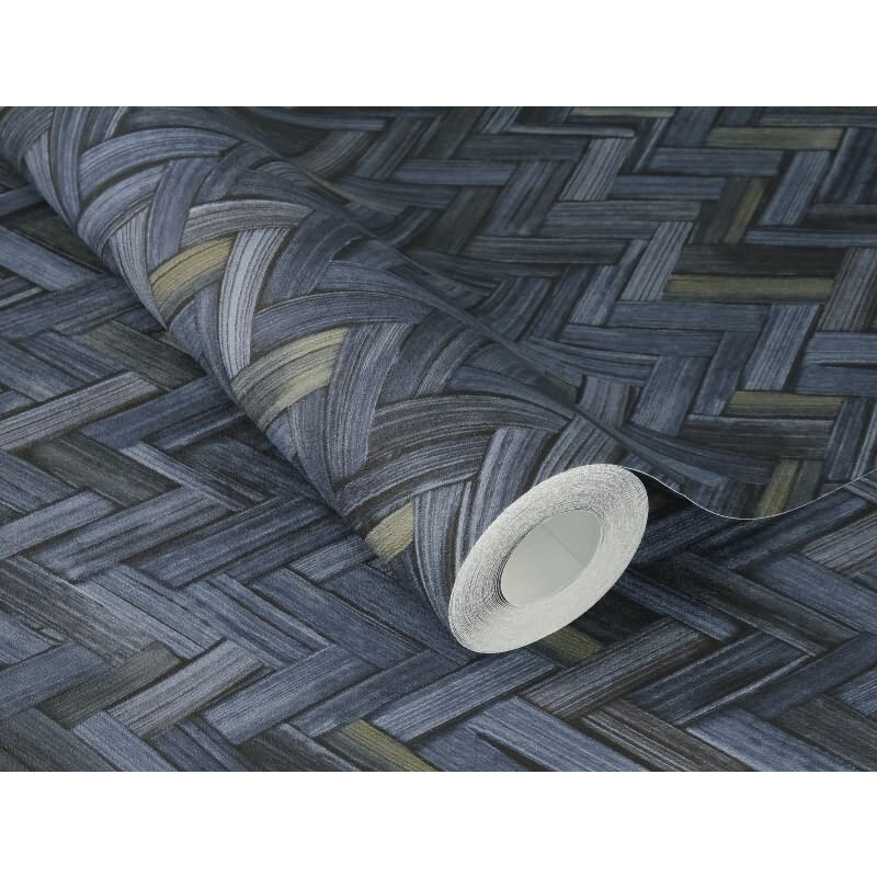 Tapete Blau Rasch Vinyltapete (410389)