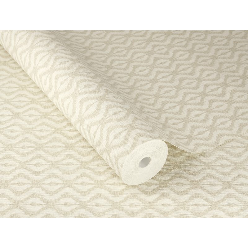 Tapete Beige, Creme Rasch Vinyltapete (410655)